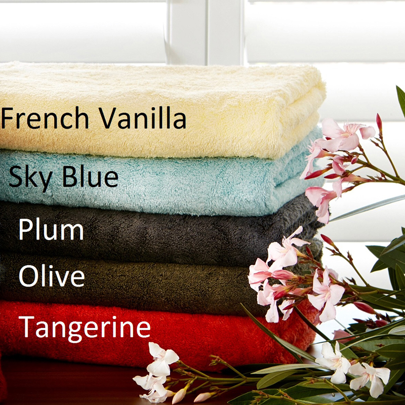 Baksana Bamboo Towels - Clearance Colours