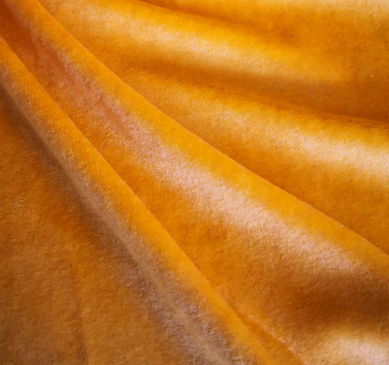 KF448 Bamboo Velour Yellow- Metre