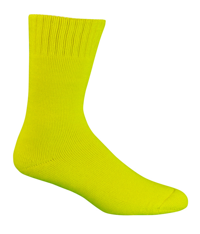 Bamboo Extra Thick Work Socks Hi Vis - Bamboo Textiles