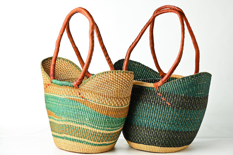 African sales basket bag
