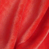 KF444 Bamboo Velour Poppy Red - Metre