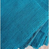 HF129 Hemp Linen Turquoise Blue  - Metre
