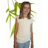 Girls Ruffle Bamboo & Hemp T Shirt