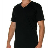 Mens Bamboo SS V Neck T Shirt