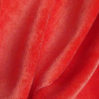 KF444 Bamboo Velour Poppy Red - Metre