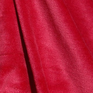 KF238 Bamboo Velour Red Tango - Metre 