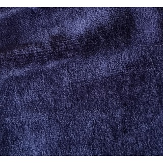 KF342 Bamboo Velour Dark Blue - Metre