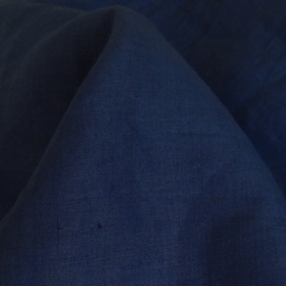 HF124 Hemp Linen Midnight Blue 170gsm - Metre