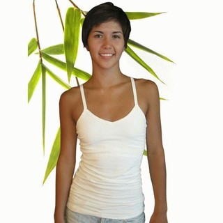 Womens Bamboo Cami Top - X-Large Natural