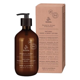 Natural Hand & Body Lotion Mandarin, Orange & Geranium